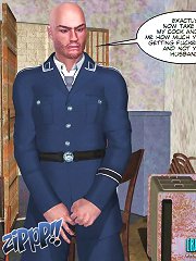 crazy xxx 3d comics of a hot and sexy imprisoned girls fucks hard with the guards