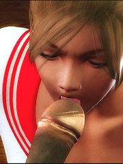 3d porn cartoons will show you how virgin girl eating so huge black dick