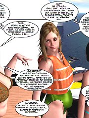 3d xxx comix of a young guy who has escaped from his mom an was given a handjob on the water bike