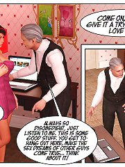 Dirty old man forces his wife to strip on webcam