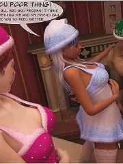 Nasty Santas brutally fuck young hotties under the Xmas tree